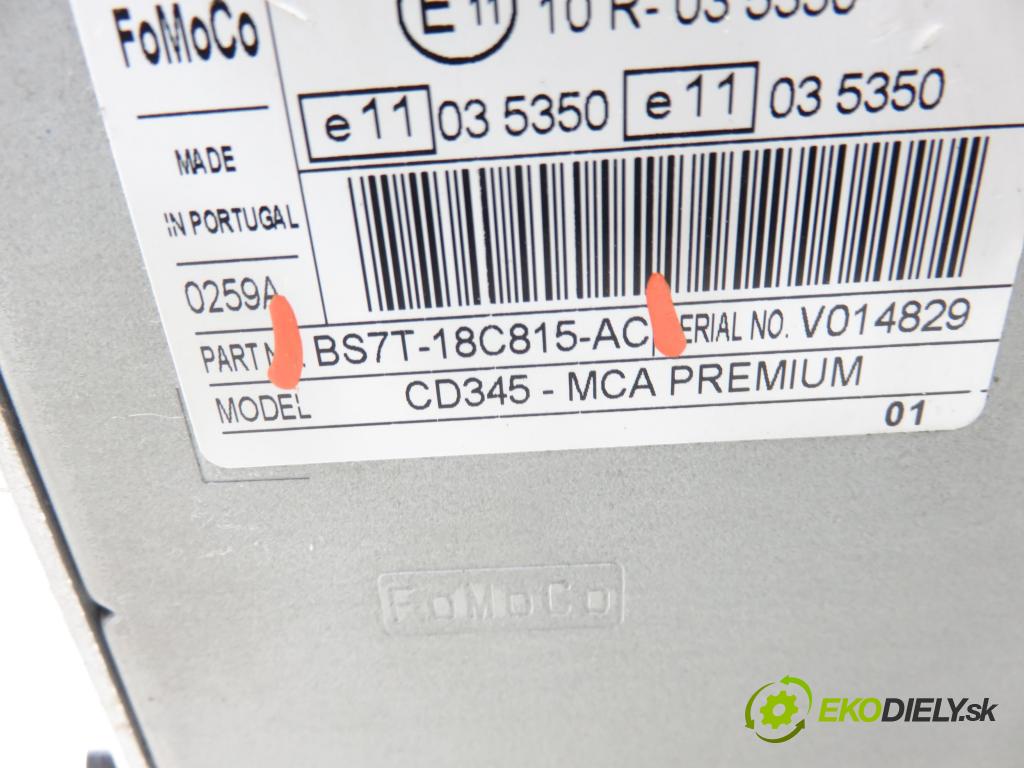 FORD S-MAX (WA6) MINIVAN 2010 103,00 2.0 TDCi - QXWC 1997,00 RADIO CD BS7T18C815AC