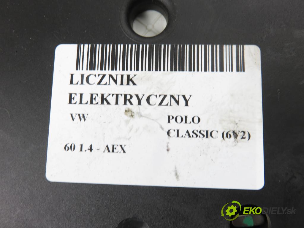 VW POLO CLASSIC (6V2) SEDAN 2000 44,00 1.4 60 - AEX 1390,00 Prístrojovka elektrický 6K9920804