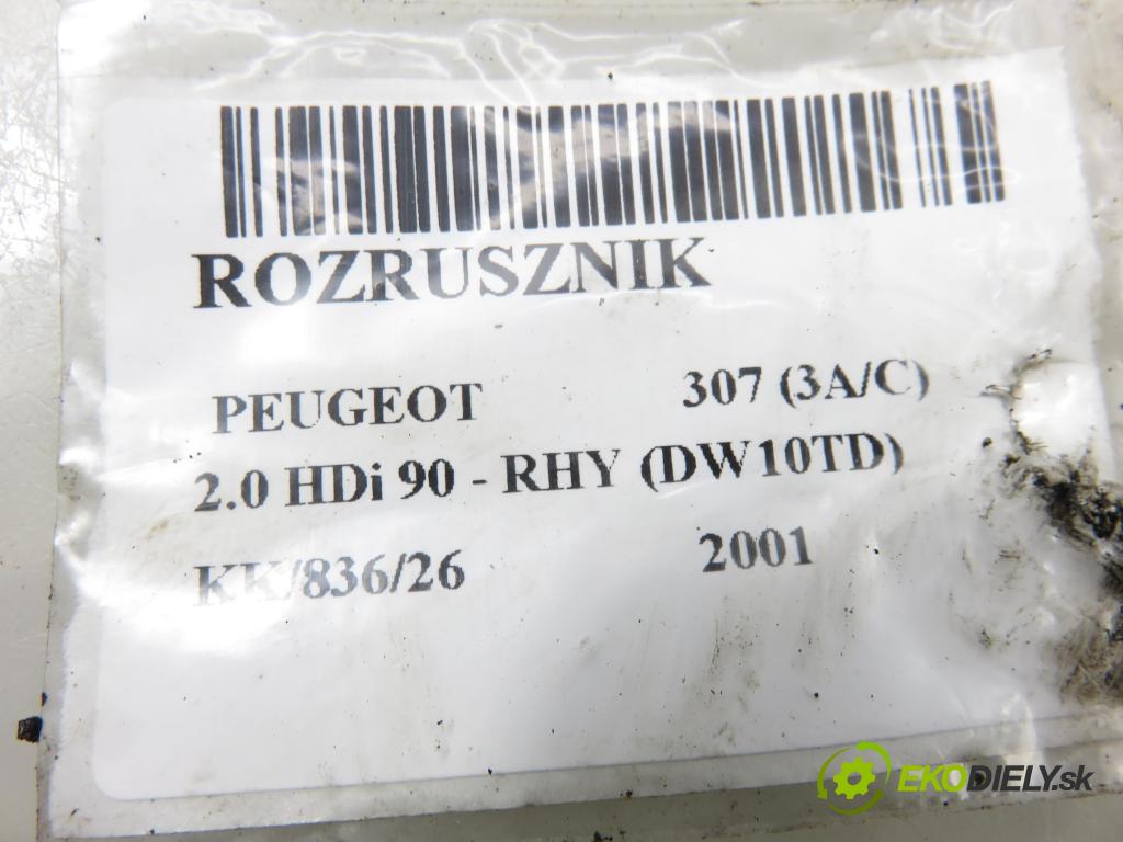 PEUGEOT 307 (3A/C) HB 2001 66,00 2.0 HDi 90 - RHY (DW10TD) 1997,00 Štartér D7R27 (Štartér)