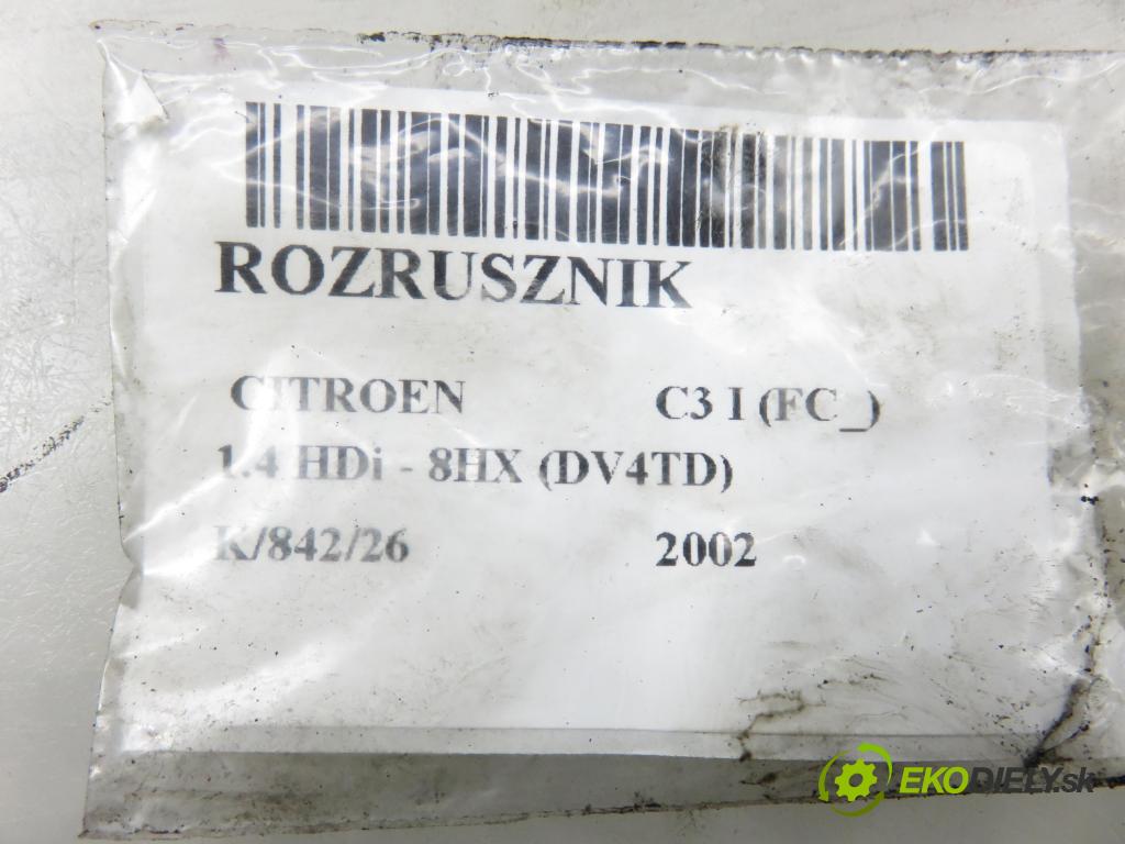 CITROEN C3 I (FC_) HB 2002 50,00 1.4 HDi 8V - 8HX 1398,00 Štartér S0398 (Štartér)
