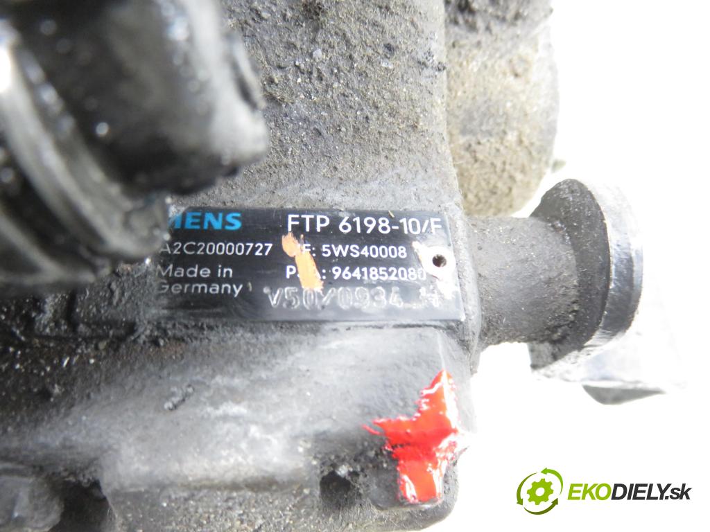 CITROEN C3 I (FC_) HB 2002 50,00 1.4 HDi 8V - 8HX 1398,00 Pumpa vysokého tlaku 5WS40008 ; 9641852080 ; A2C20000727