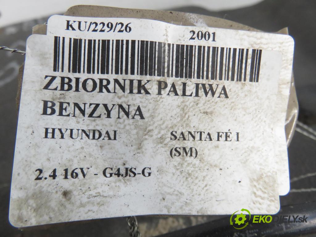 HYUNDAI SANTA FÉ I (SM) SUV 2001 0,00 2.4 16V - G4JS-G 2351,00 nádržka paliva benzín