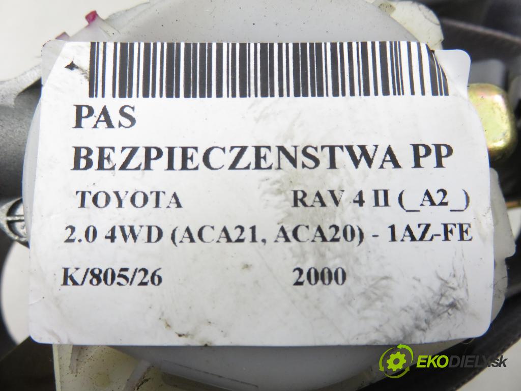 TOYOTA RAV 4 II (_A2_) SUV 2000 110,00 2.0 4WD 150 - 1AZ-FE 1998,00 Držiak bezpečnostný PP 7J3550P