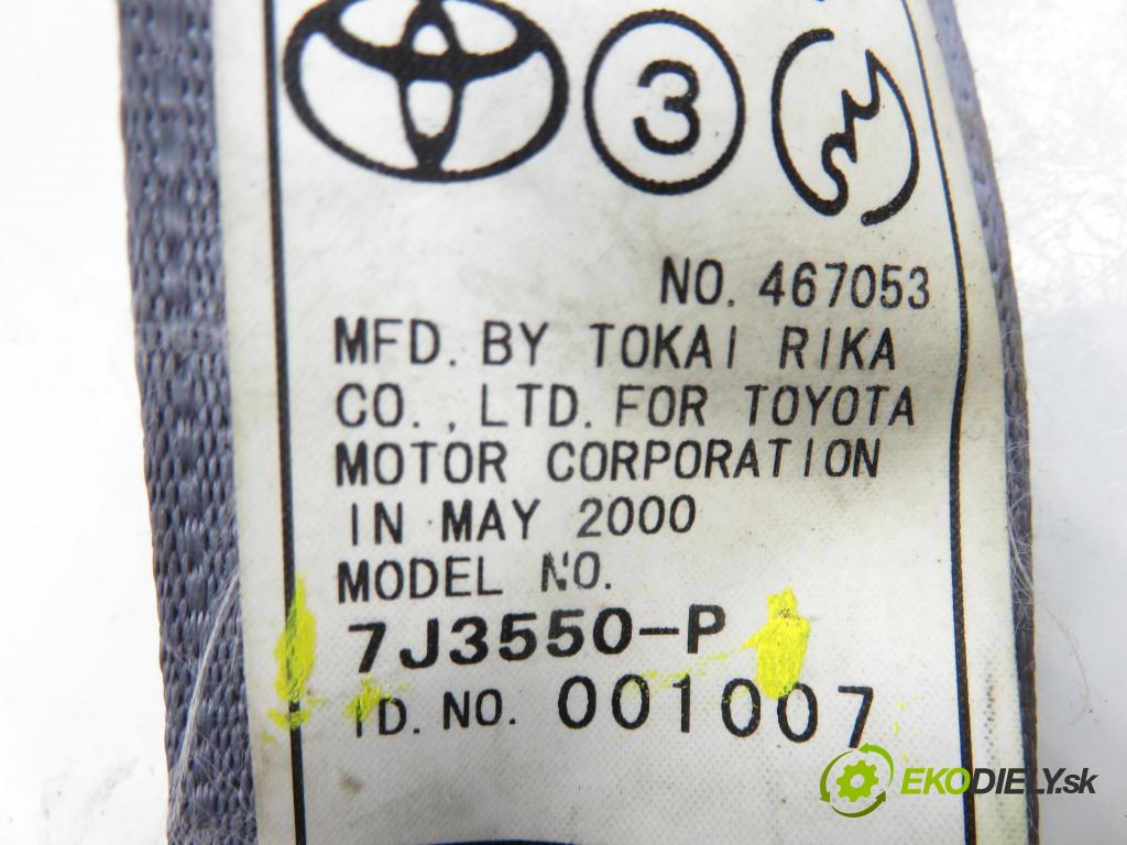 TOYOTA RAV 4 II (_A2_) SUV 2000 110,00 2.0 4WD 150 - 1AZ-FE 1998,00 Držiak bezpečnostný PP 7J3550P