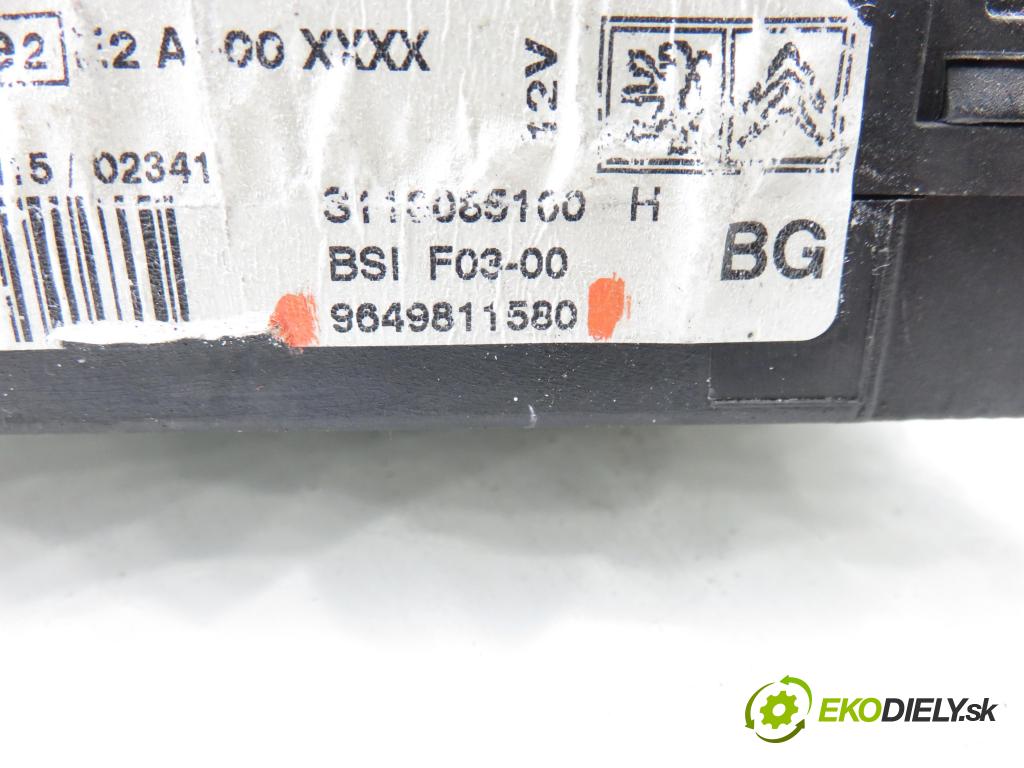 CITROEN C3 I (FC_) HB 2002 50,00 1.4 HDi 8V - 8HX 1398,00 MODUL BSI 9649811580