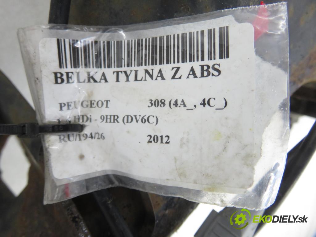 PEUGEOT 308 (4A_, 4C_) HB 2012 0,00 1.6 HDi - 9HR (DV6C) 1560,00 Výstuha zadná ABS