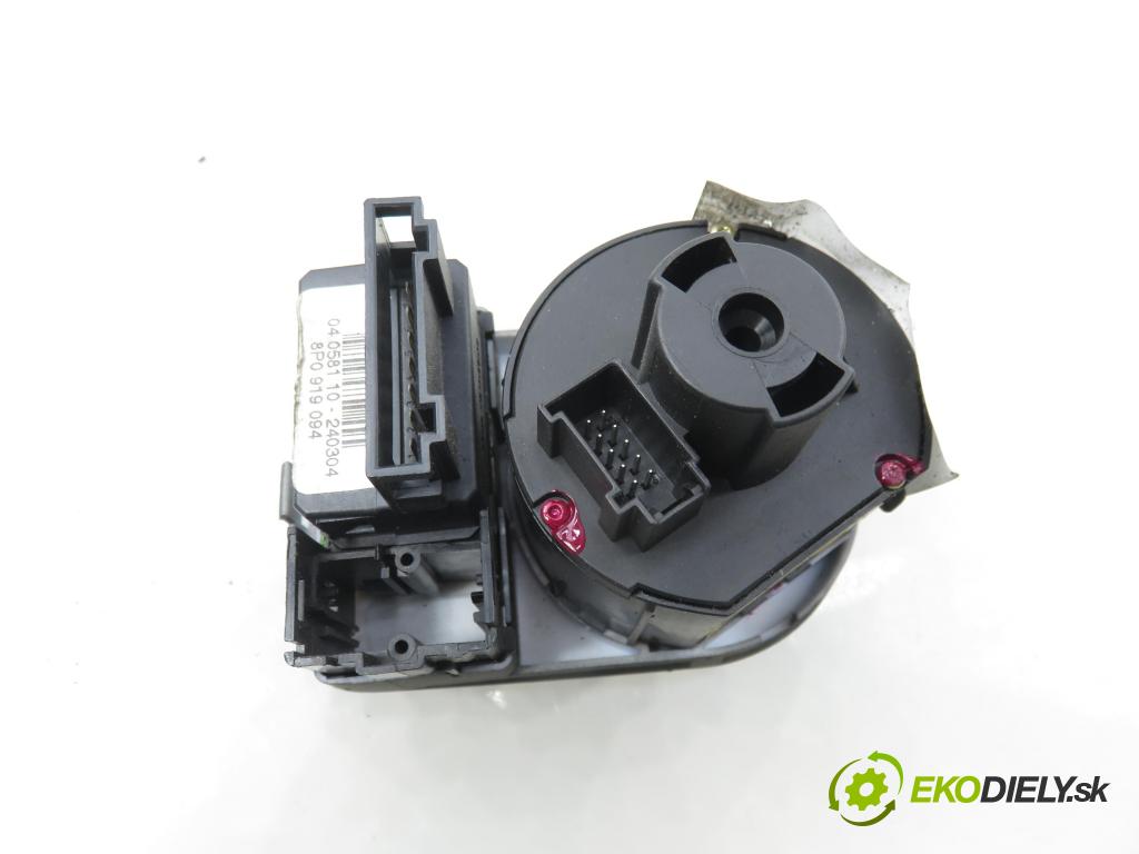 AUDI A3 (8P1) HB 2003 77,00 1.9 TDI PD 105 - BKC 1896,00 prepínač svetlá 8P1941531C