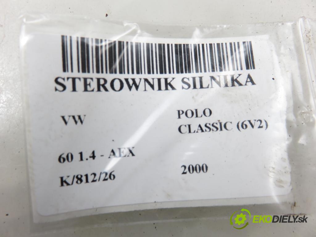 VW POLO CLASSIC (6V2) SEDAN 2000 44,00 1.4 60 - AEX 1390,00 Riadiaca jednotka Motor 6K0906030E ; IAW1AVV7 ; 6160049901