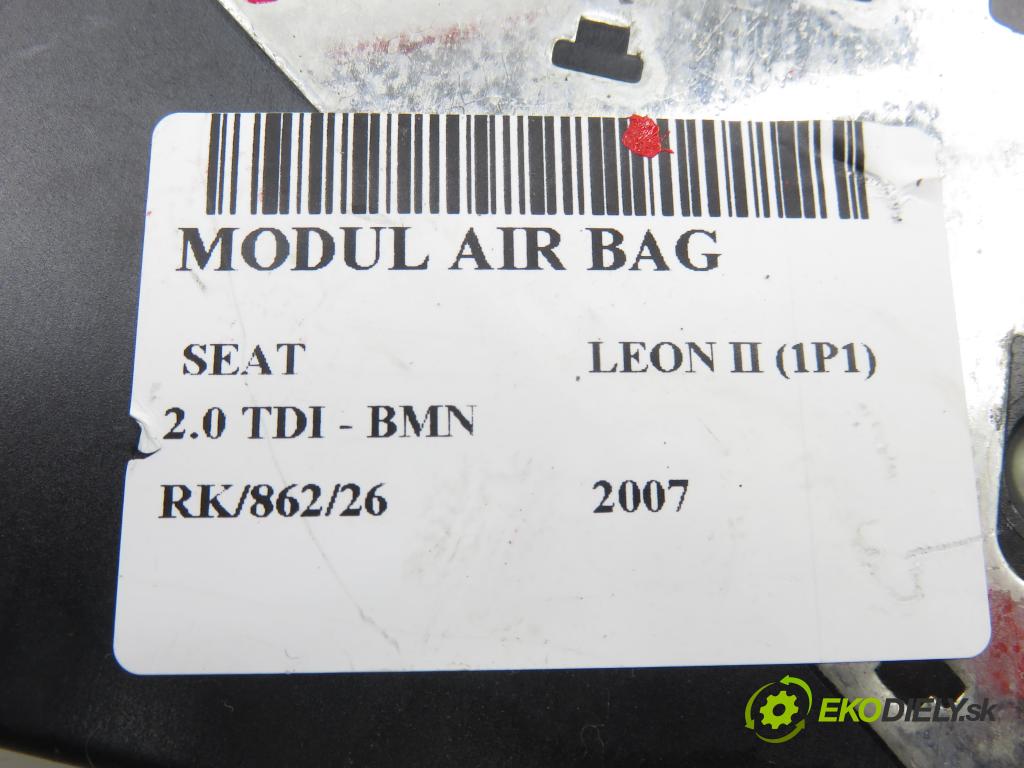 SEAT LEON (1P1) HB 2007 125,00 2.0 TDI - BMN 1968,00 MODUL air BAG 3C0909605L