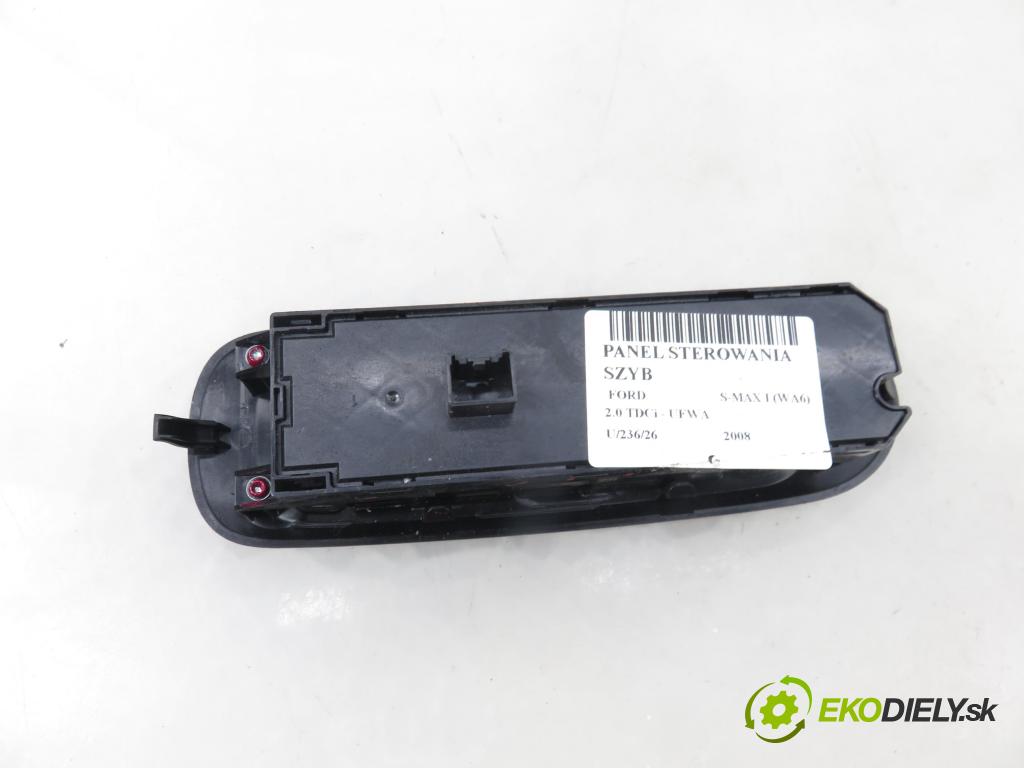 FORD S-MAX (WA6) MINIVAN 2008 103,00 2.0 TDCi - QXWA 1997,00 Panel ovládania okien 7S7T14A132BC