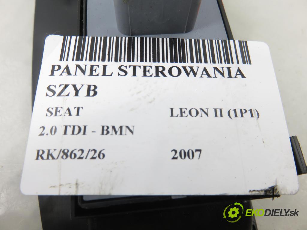 SEAT LEON (1P1) HB 2007 125,00 2.0 TDI - BMN 1968,00 Panel ovládania okien 1K4959857B