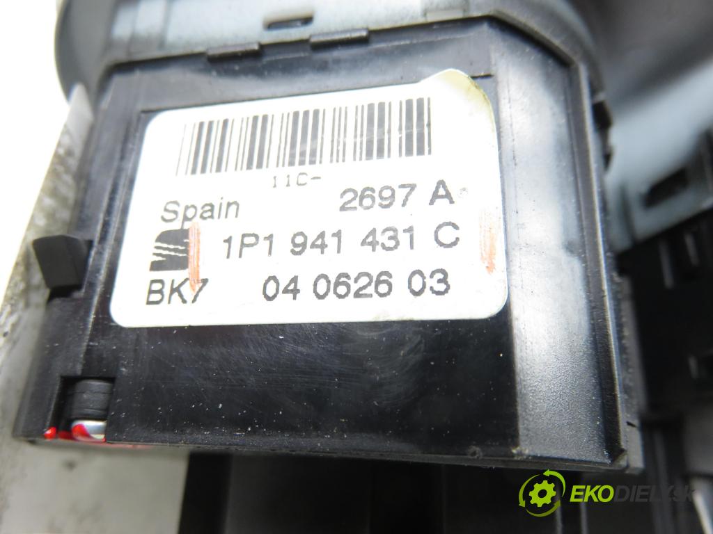 SEAT LEON (1P1) HB 2007 125,00 2.0 TDI - BMN 1968,00 prepínač svetlá 1P1941431C