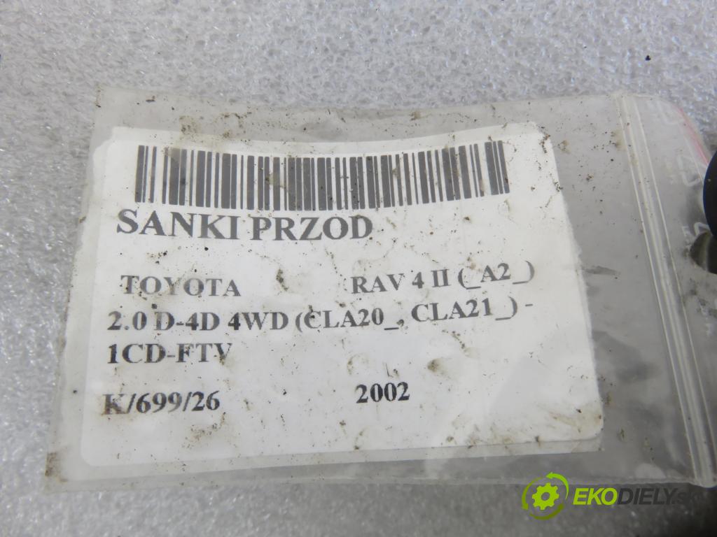 TOYOTA RAV 4 II (_A2_) SUV 2002 85,00 2.0 D-4D 4WD 116 - 1CD-FTV 1995,00 predný