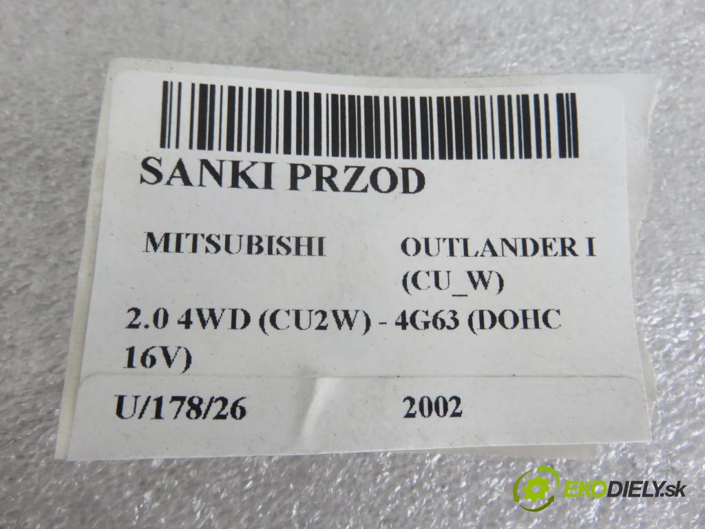 MITSUBISHI OUTLANDER I (CU_W) SUV 2002 100,00 2.0 4WD (CU2W) - 4G63 (DOHC 16V) 1997,00 predný