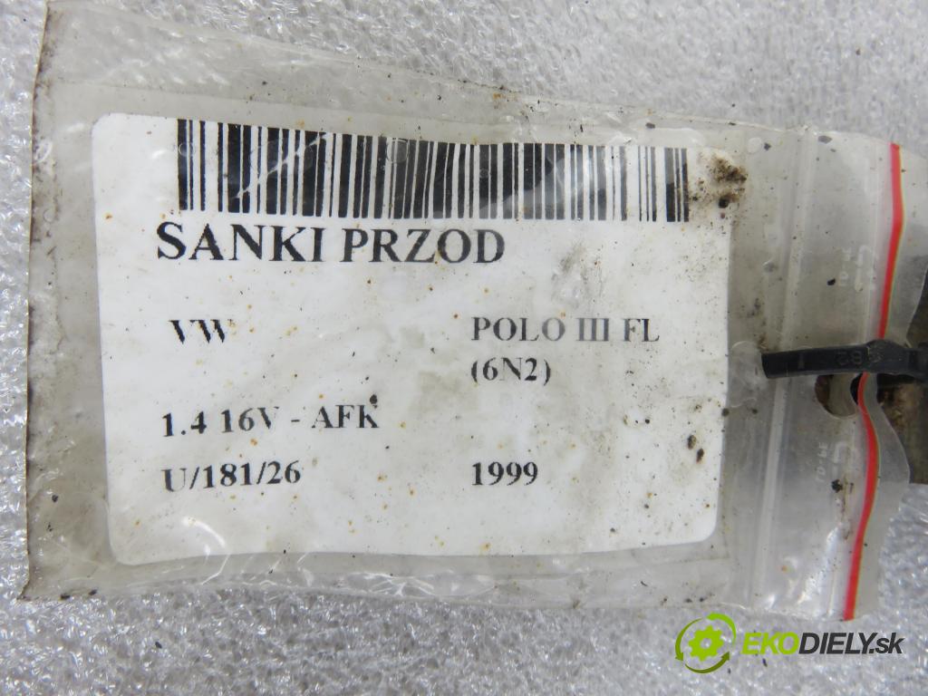 VW POLO (6N2) HB 1999 74,00 1.4 16V - AFK 1390,00 predný 6X0199315F