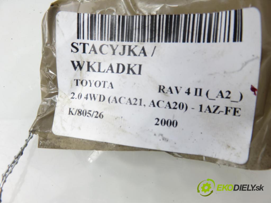 TOYOTA RAV 4 II (_A2_) SUV 2000 110,00 2.0 4WD 150 - 1AZ-FE 1998,00 spinačka / zámky 45020423 ; 8978352010