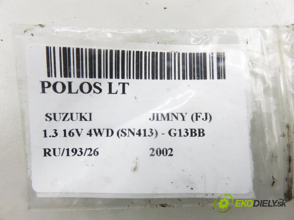 SUZUKI JIMNY (FJ) TERENOWY 2002 59,00 1.3 16V 4WD (SN413) - G13BB 1298,00 Poloos LT