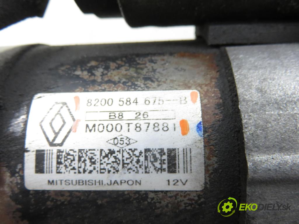 RENAULT MEGANE II (BM0/1_, CM0/1_) HB 2008 78,00 1.5 dCi 106 - K9K 732 1461,00 Štartér 8200584675B ; M000T87881 (Štartér)