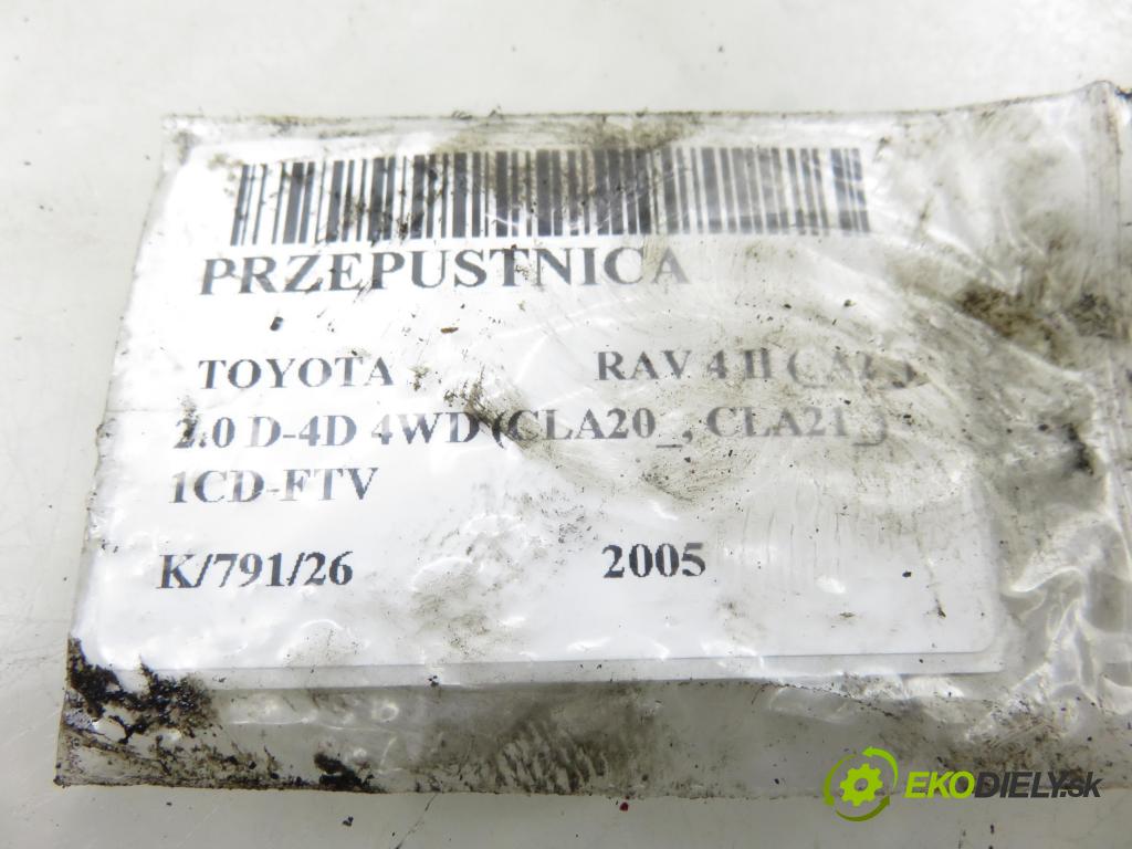 TOYOTA RAV 4 II (_A2_) SUV 2005 85,00 2.0 D-4D 4WD 116 - 1CD-FTV 1995,00 Škrtiaca klapka 270304B11 ; 8967221020 (Škrtiaca klapka)