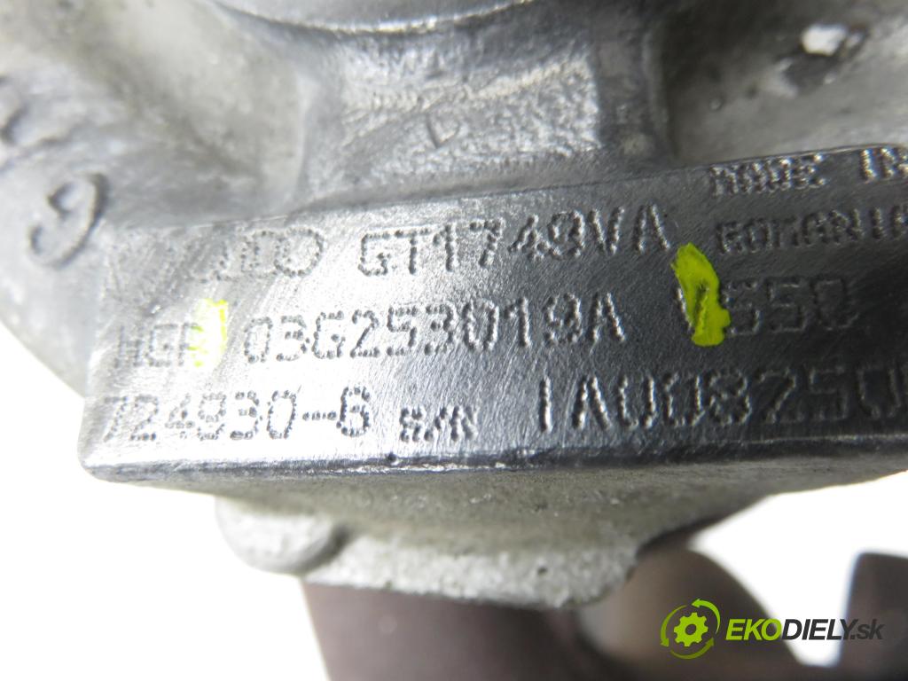 AUDI A3 (8P1) HB 2004 103,00 2.0 TDI 16V quattro - BKD 1968,00 RYCHLONABÍJEČKA: 03G253019A (Kompletní turbodmychadlo)