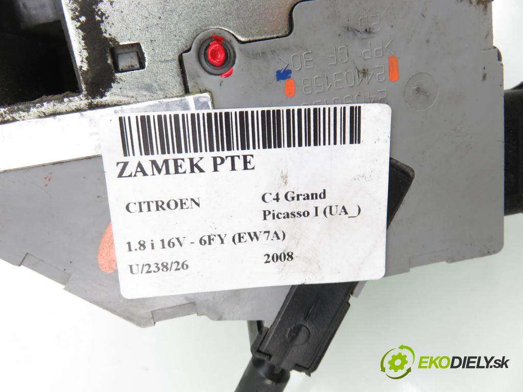 CITROEN C4 Grand Picasso I (UA_) MINIVAN 2008 92,00 1.8 i 16V - 6FY (EW7A) 1749,00 zámok PTE 24103158
