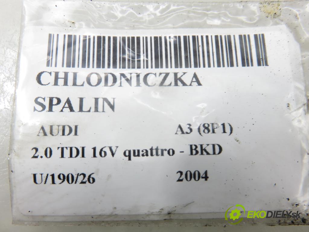 AUDI A3 (8P1) HB 2004 103,00 2.0 TDI 16V quattro - BKD 1968,00 VENTIL EGR 03G131063F ; 03G131513J ; 03G131521T