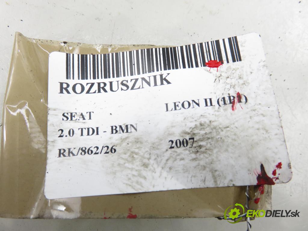 SEAT LEON (1P1) HB 2007 125,00 2.0 TDI - BMN 1968,00 Štartér 02M911023N (Štartér)