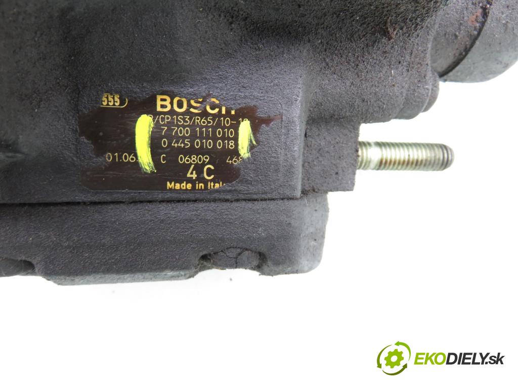 RENAULT SCENIC I (JA0/1_) MINIVAN 2001 75,00 1.9 dCi 102 - F9Q 732 1870,00 Pumpa vysokého tlaku 0445010018 ; 7700111010 ; 0281002483