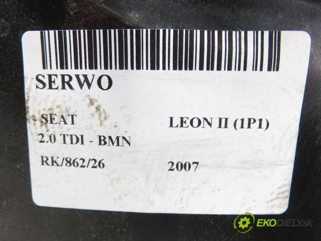 SEAT LEON (1P1) HB 2007 125,00 2.0 TDI - BMN 1968,00 Posilovač 03786497014 ; 1K1614105BM (Servočerpadlo)