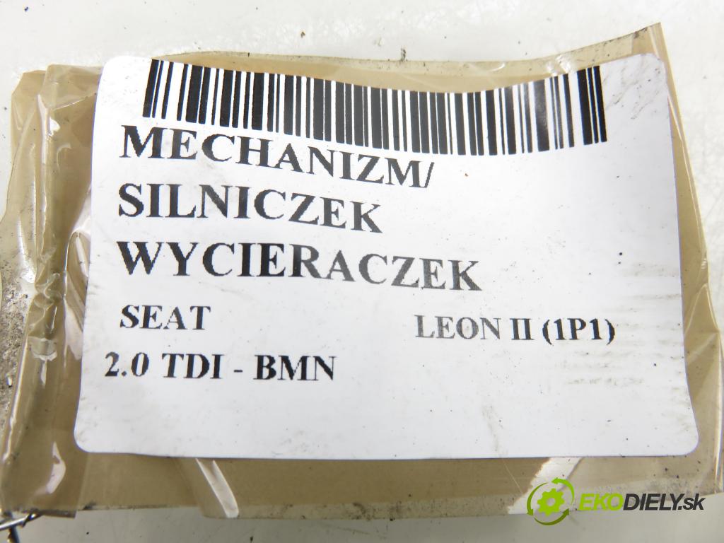 SEAT LEON (1P1) HB 2007 125,00 2.0 TDI - BMN 1968,00 Motorček stieračov 1397220534 ; 1P0955119B ; 3397020917