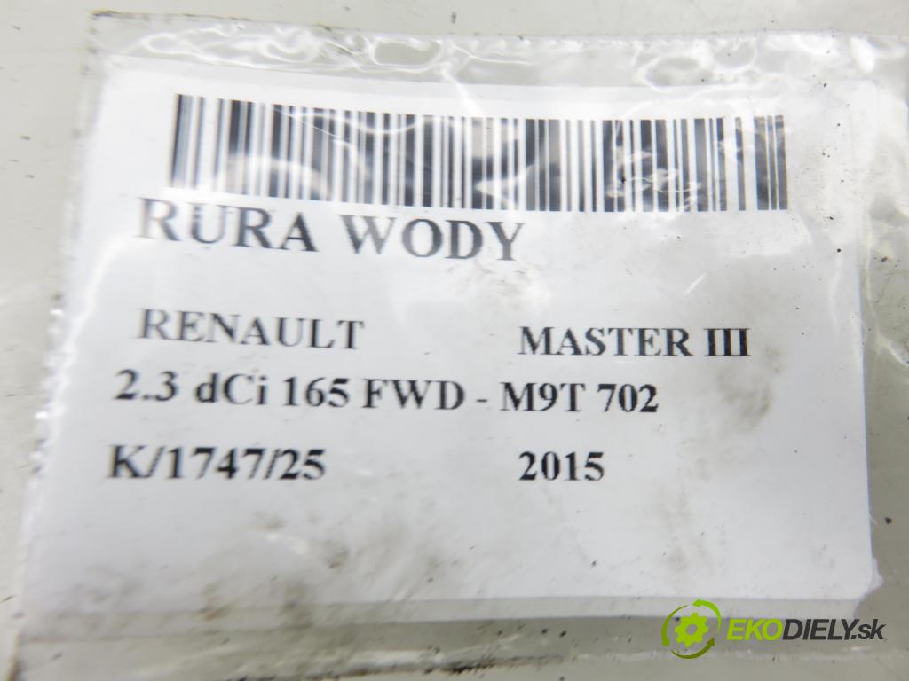 RENAULT MASTER III Platforma / podwozie (EV, HV, UV) KABINA/PLATFORMA 2015 120,00 2.3 dCi 165 FWD - M9T 702 2298,00 Rúra vody