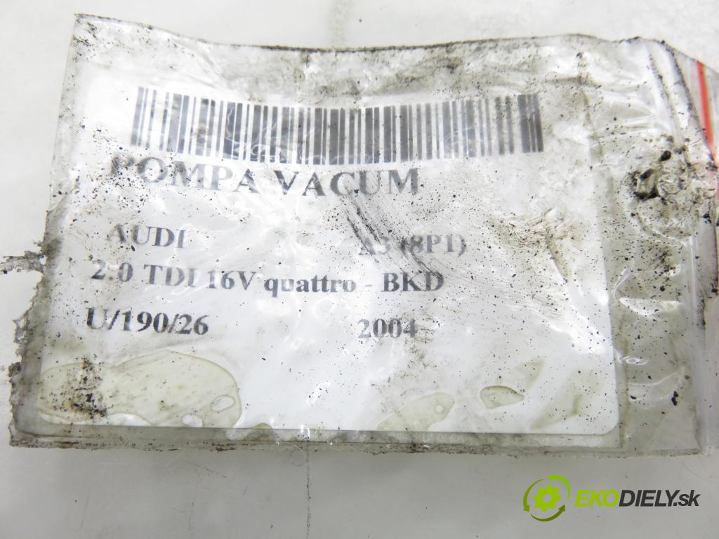 AUDI A3 (8P1) HB 2004 103,00 2.0 TDI 16V quattro - BKD 1968,00 Pumpa vákuová 03G145209