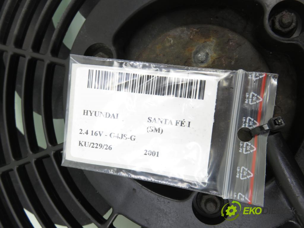 HYUNDAI SANTA FÉ I (SM) SUV 2001 0,00 2.4 16V - G4JS-G 2351,00 Ventilátor chladič klíma/voda 9773026XXXX