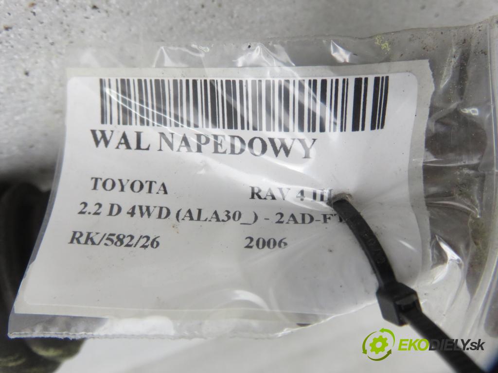 TOYOTA RAV 4 III (_A3_) SUV 2006 100,00 2.2 D 4WD (ALA30_) - 2AD-FTV 2231,00 WAL ŘÍZENÍ