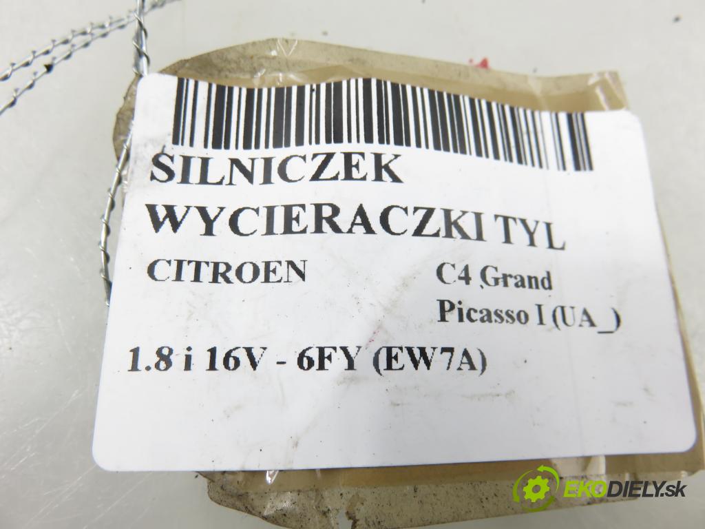 CITROEN C4 Grand Picasso I (UA_) MINIVAN 2008 92,00 1.8 i 16V - 6FY (EW7A) 1749,00 Motorček stierače zadné 0390201807 ; 9646803180