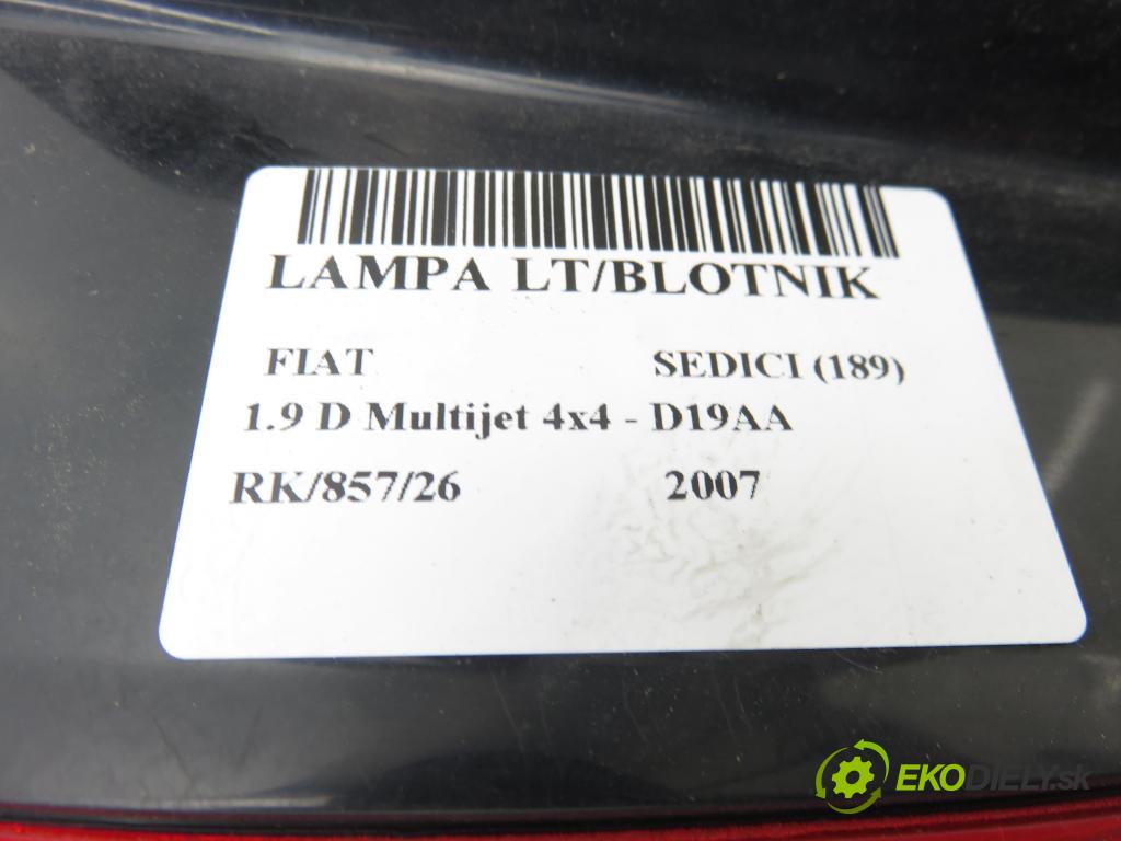 FIAT SEDICI (189_) CROSSOVER 2007 88,00 1.9 D Multijet 120 4x4 - D19AA 1910,00 Svetlo ľavé zadné 22016684