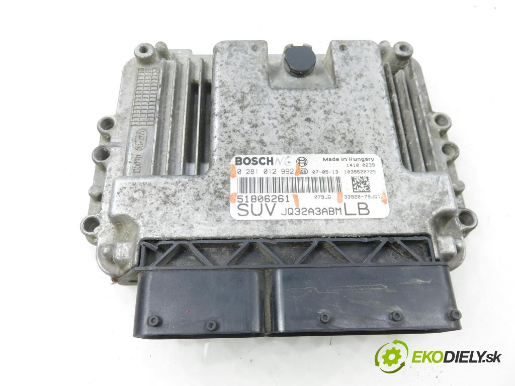 FIAT SEDICI (189_) CROSSOVER 2007 88,00 1.9 D Multijet 120 4x4 - D19AA 1910,00 Riadiaca jednotka Motor 0281012992 ; 51806261 ; 3392079JQ1