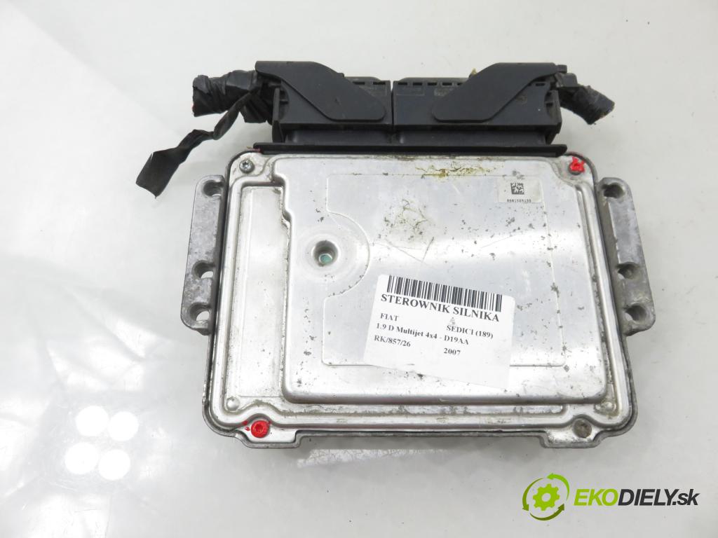 FIAT SEDICI (189_) CROSSOVER 2007 88,00 1.9 D Multijet 120 4x4 - D19AA 1910,00 Riadiaca jednotka Motor 0281012992 ; 51806261 ; 3392079JQ1