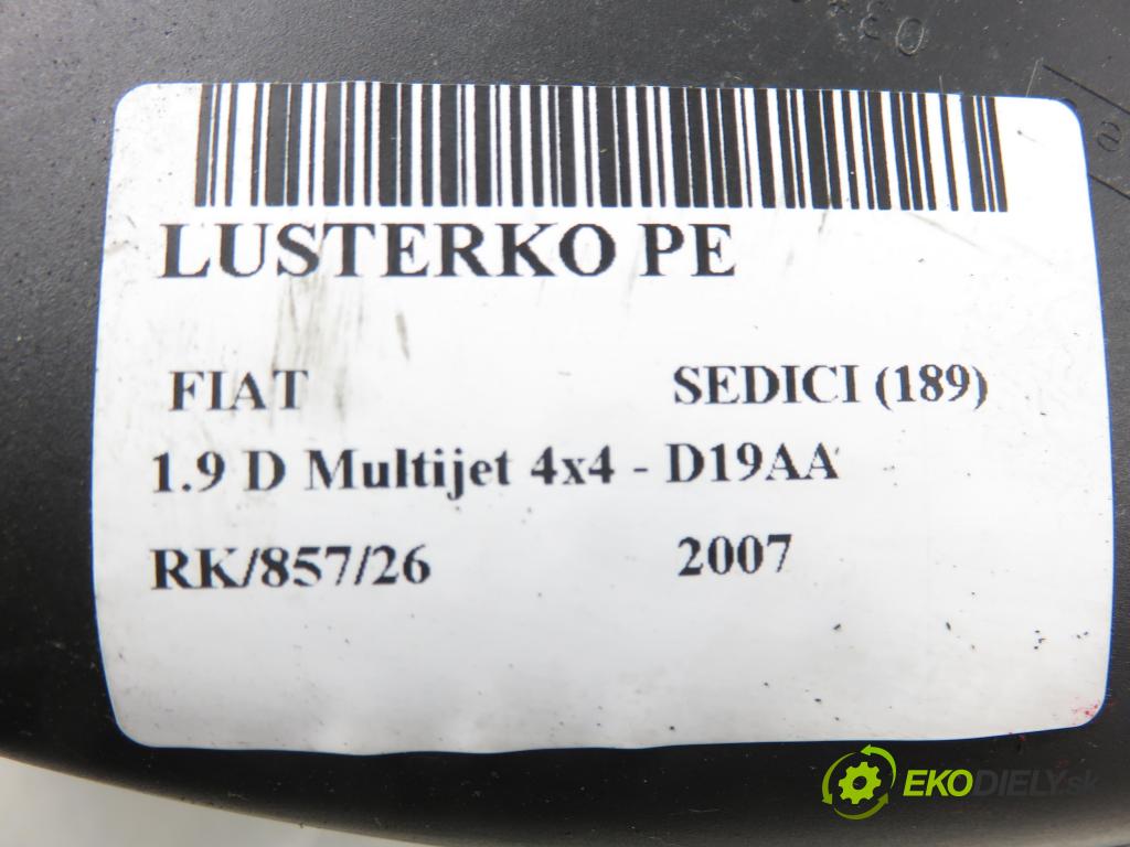 FIAT SEDICI (189_) CROSSOVER 2007 88,00 1.9 D Multijet 120 4x4 - D19AA 1910,00 Spätné zrkadlo