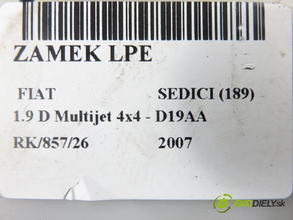 FIAT SEDICI (189_) CROSSOVER 2007 88,00 1.9 D Multijet 120 4x4 - D19AA 1910,00 zámok