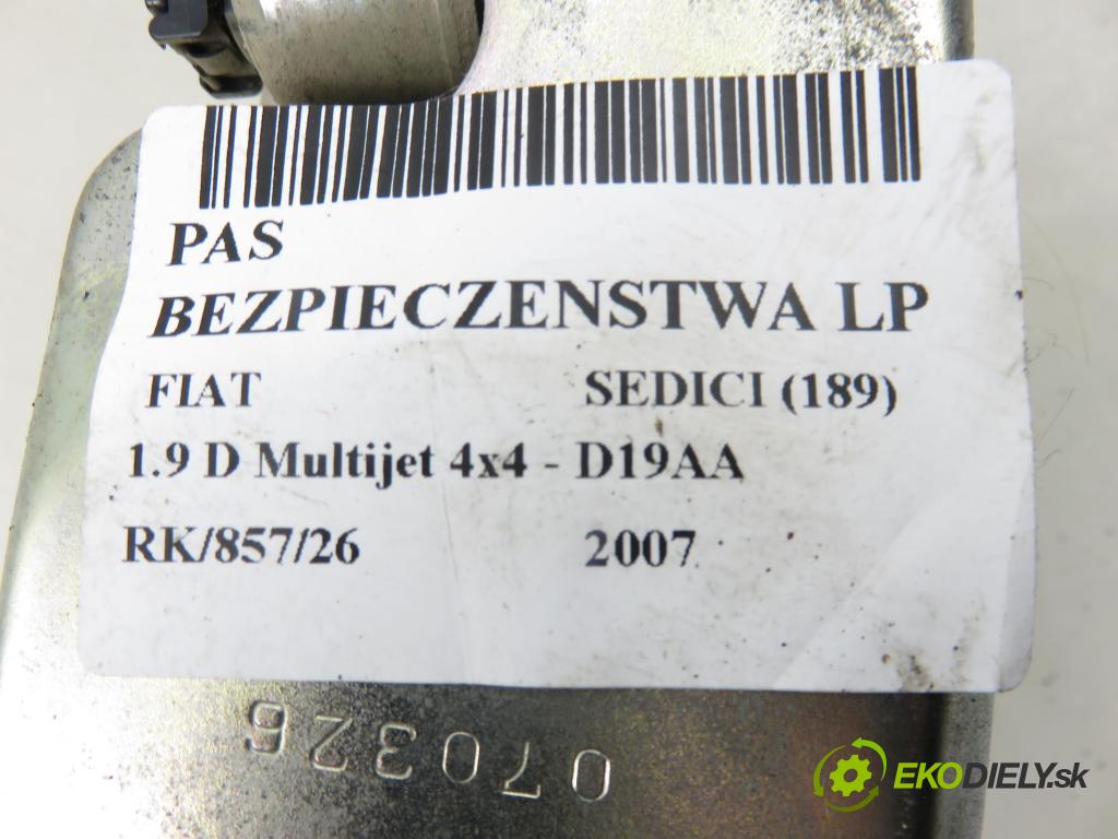 FIAT SEDICI (189_) CROSSOVER 2007 88,00 1.9 D Multijet 120 4x4 - D19AA 1910,00 Držiak bezpečnostný LP 8494079J2