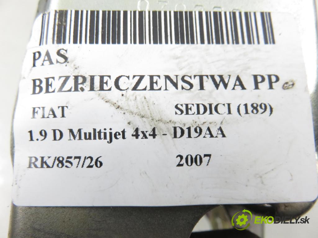 FIAT SEDICI (189_) CROSSOVER 2007 88,00 1.9 D Multijet 120 4x4 - D19AA 1910,00 Držiak bezpečnostný PP 8492079J2