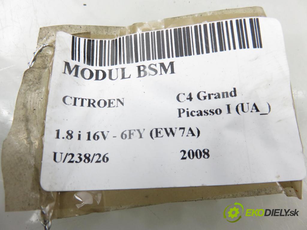 CITROEN C4 Grand Picasso I (UA_) MINIVAN 2008 92,00 1.8 i 16V - 6FY (EW7A) 1749,00 MODUL BSM 9664705880