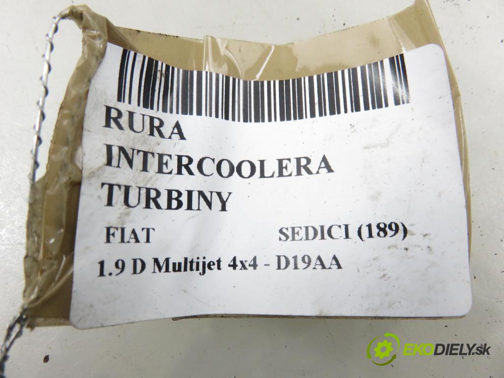 FIAT SEDICI (189_) CROSSOVER 2007 88,00 1.9 D Multijet 120 4x4 - D19AA 1910,00 Rúra intercoolera turba 1366179J50