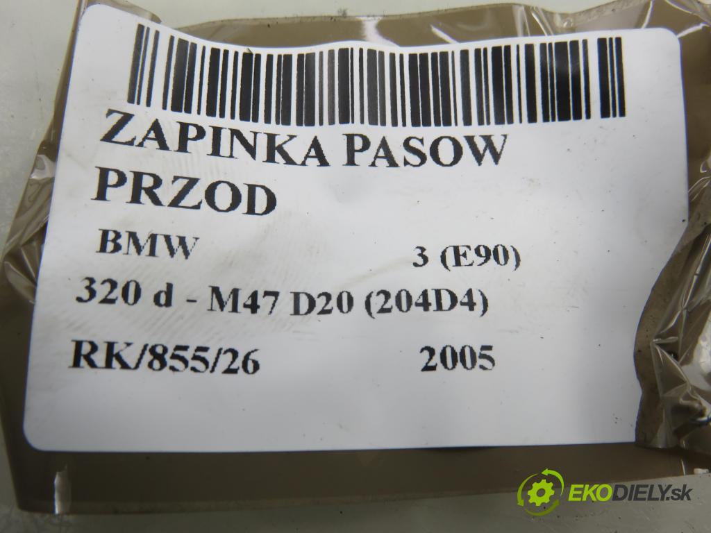 BMW 3 (E90) SEDAN 2005 120,00 2.0 320 d 163 1995,00 zapínače pásov predný 7126296