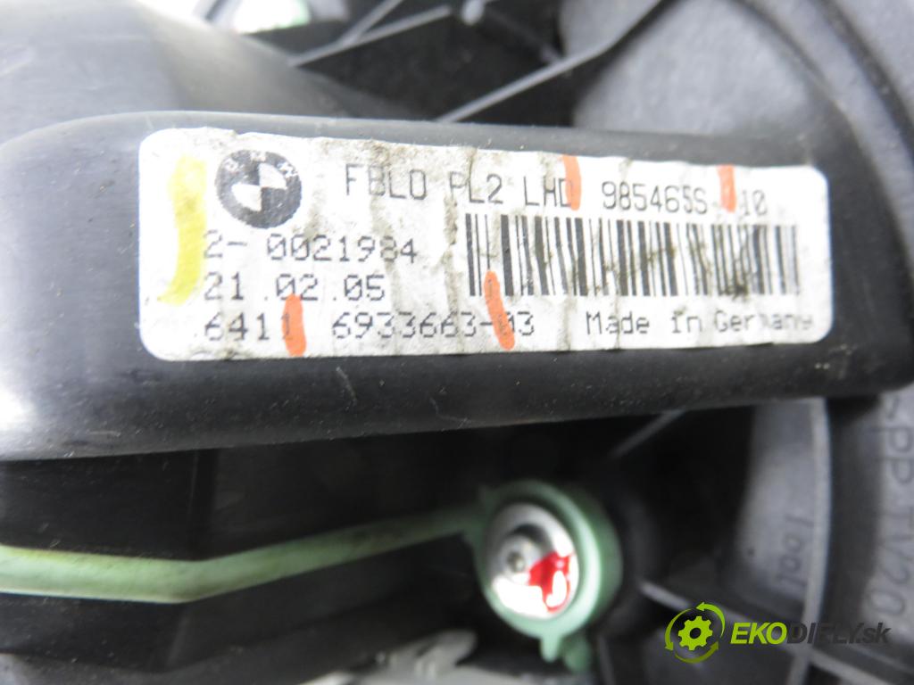 BMW 3 (E90) SEDAN 2005 120,00 320 d - M47 D20 (204D4) 1995,00 ventilátor větráku 6933663 ; 985465S ; 985464F