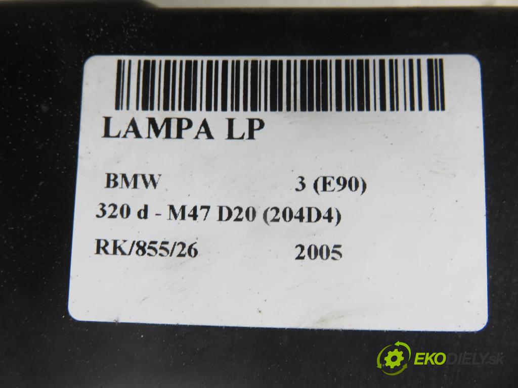 BMW 3 (E90) SEDAN 2005 120,00 2.0 320 d 163 1995,00 Svetlo LP