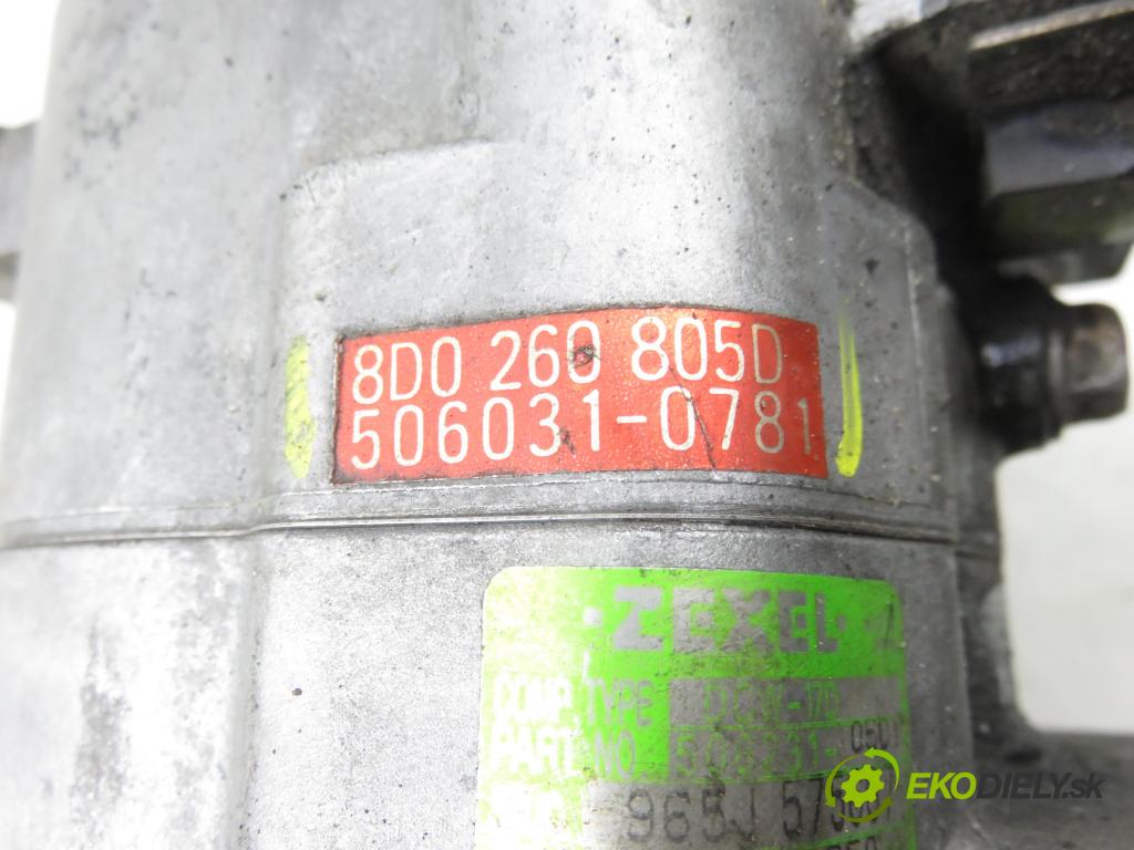 VW PASSAT B5 Variant (3B5) KOMBI 1999 81,00 1.9 TDI 110 - AFN 1896,00 KOMPRESOR: klimatizácie 8D0260805D ; 5060310781 (Kompresor klimatizácie)
