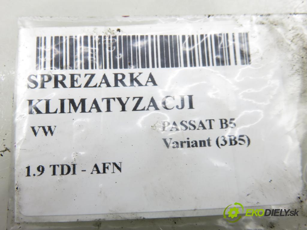 VW PASSAT B5 Variant (3B5) KOMBI 1999 81,00 1.9 TDI 110 - AFN 1896,00 KOMPRESOR: klimatizácie 8D0260805D ; 5060310781 (Kompresor klimatizácie)