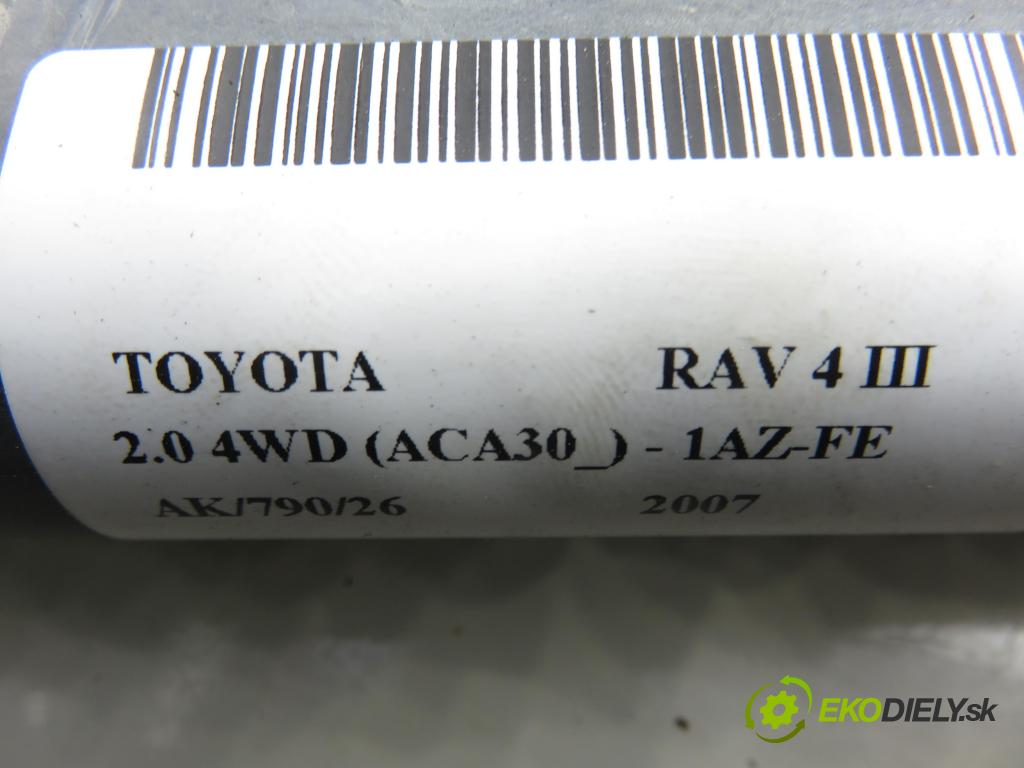 TOYOTA RAV 4 III (_A3_) SUV 2007 112,00 2.0 4WD 152 - 1AZ-FE 1998,00 chladič vody